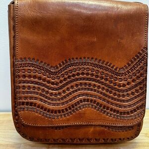 Handmade Leather Messenger Bag